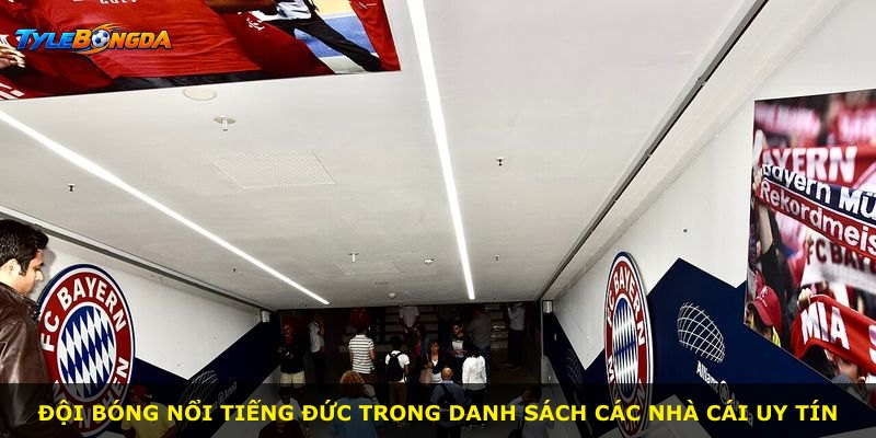 Đội bóng nổi tiếng Đức trong danh sách các nhà cái uy tín