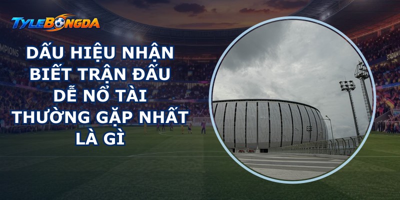 Dấu hiệu nhận biết trận đấu dễ nổ tài