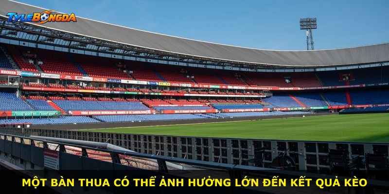 Một bàn thua có thể ảnh hưởng lớn đến kết quả kèo