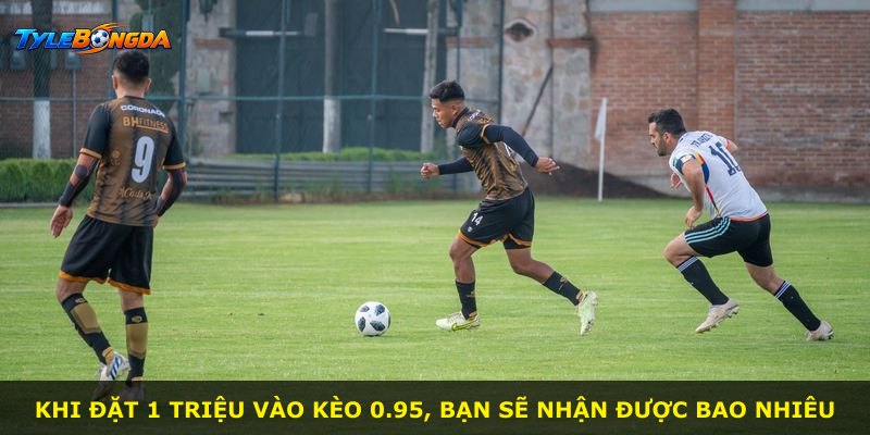Khi đặt 1 triệu vào kèo 0.95, bạn sẽ nhận được bao nhiêu